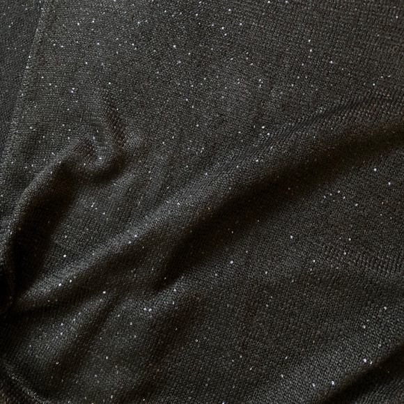 NWT QiSequined Wrap/Poncho in Black Sparkle - Picture 12 of 13